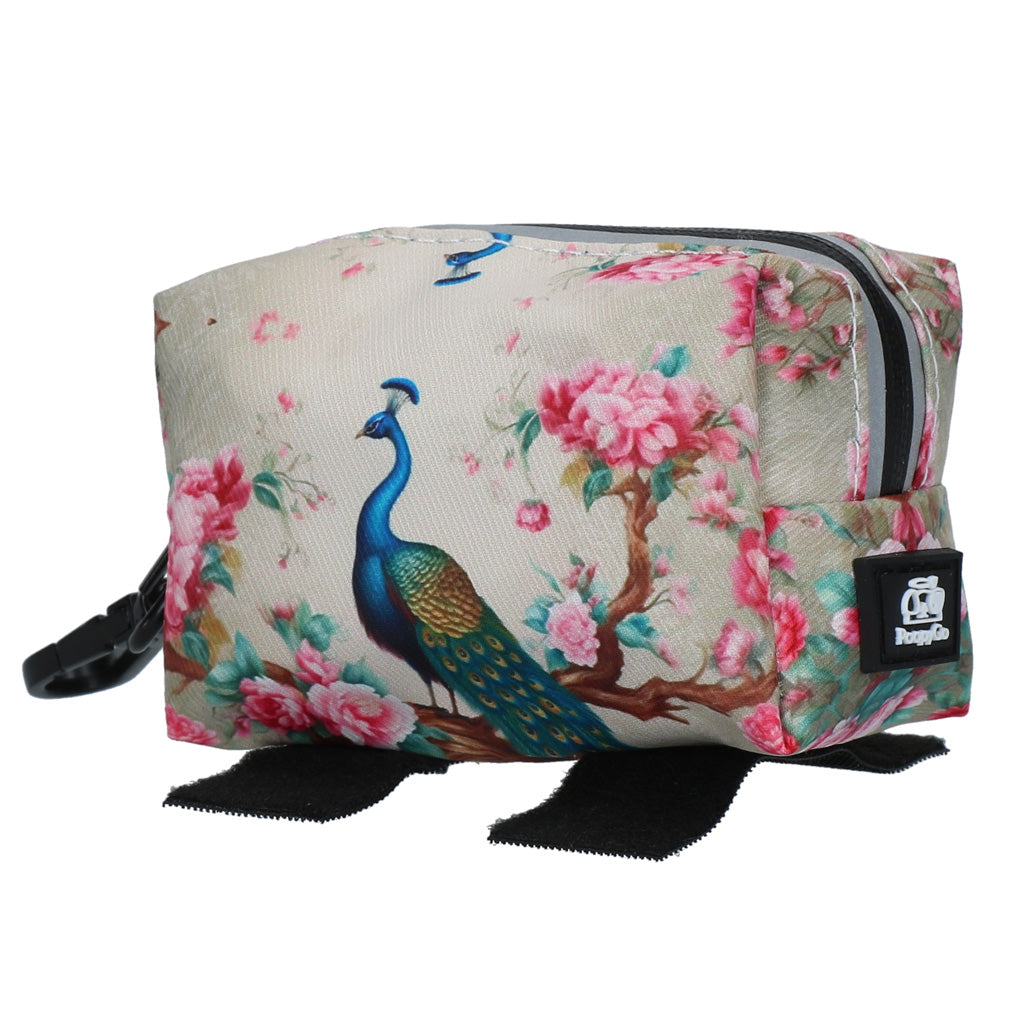 PoopyGo Kotbeutelhalter, Pfau, weiß