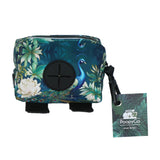 PoopyGo Kotbeutelhalter, Pfau-Design, blau