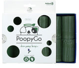 PoopyGo Hundekotbeutel, biologisch abbaubar, Lavendelduft, 21 x 33 cm, 120 St.