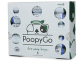 PoopyGo Hundekotbeutel, biologisch abbaubar, Lavendelduft, 21 x 33 cm