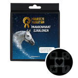 Paardenpraat TV Schablonen, Kunststoff, 5 Stk