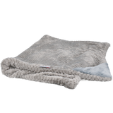 RelaxoPet Hundedecke, Mikroplüsch, grau, 65 x 95 cm