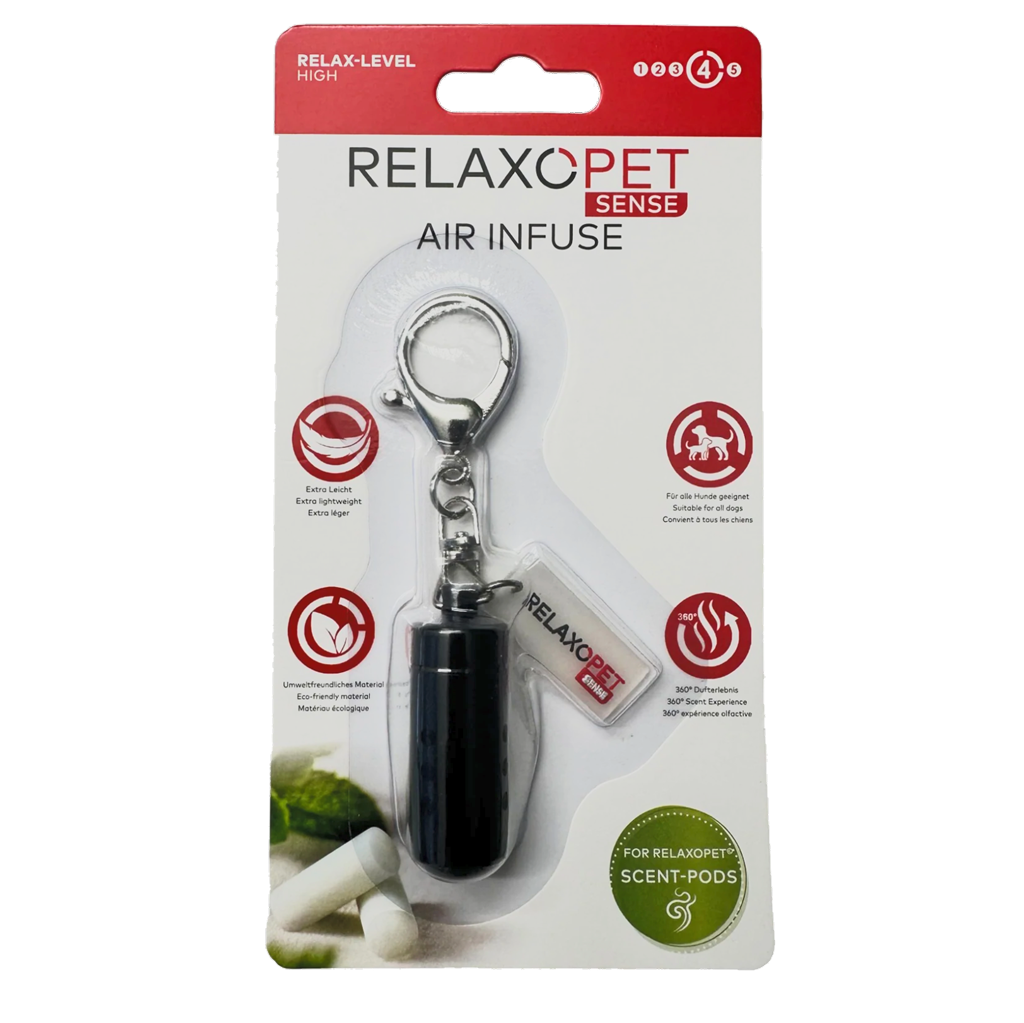 RelaxoPet Sense Air Infuse Aromatherapie-Accessoire für Hunde, Aluminium, 5,5 x 2,5 cm