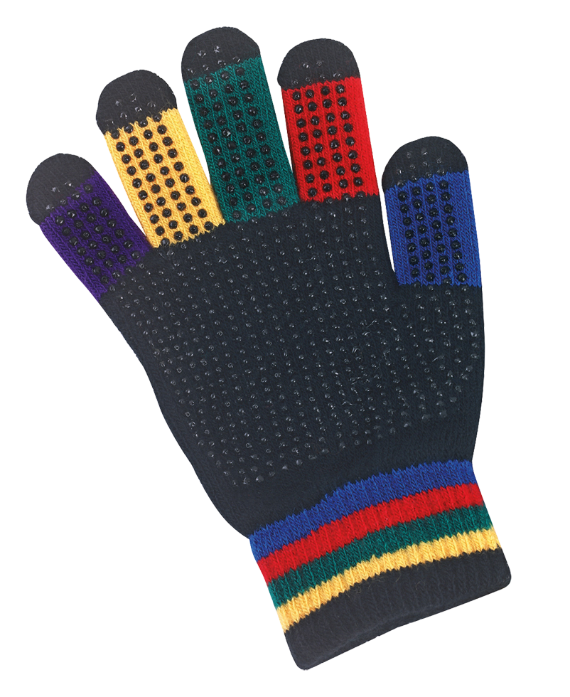 Reithandschuh Kinder, Magic Grippy, Regenbogen