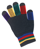 Reithandschuh Kinder, Magic Grippy, Regenbogen