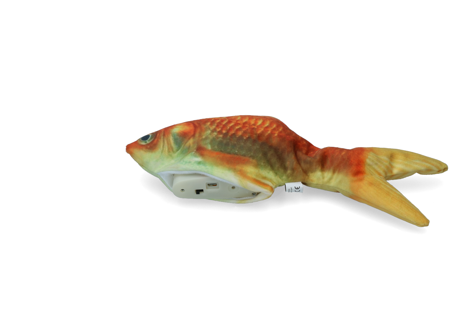 Robocat Katzenspielzeug Fisch Goldfisch, beweglich, MADNIP-Füllung, 30 cm