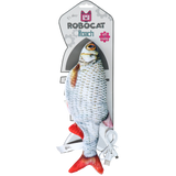 Robocat Katzenspielzeug Fisch, MADNIP-Füllung, beweglich, USB aufladbar, 30 cm