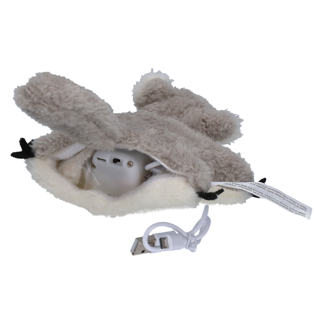 Robocat Katzenspielzeug Eichhörnchen, beweglich, mit Geräuschen, 3 Modi, Madnip, wiederaufladbar