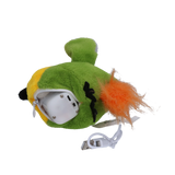 Robocat Katzenspielzeug Papagei, interaktiv, mit Madnip, beweglich, mit Geräuschen, 3 Modi, aufladbar per Micro-USB