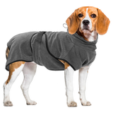 Royal Dry Hundebademantel, Chenille-Mikrofaser, saugfähig, schnell trocknend