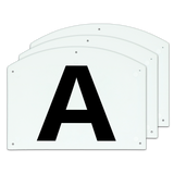 Showjumping Buchstaben Set, Kunststoff, 20 x 27 cm, 5 Stk