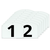 Vplast Reitplatz Kennzeichnungsset, Ziffern 1–15, 2 x A, 2 x B, 1 x C, Kunststoff, 20 x 27 cm