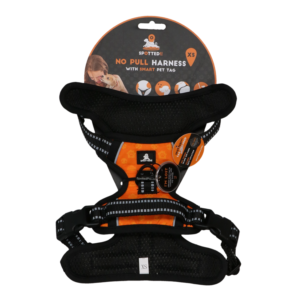 Spotted! Pro No Pull Hundegeschirr, Orange, XS