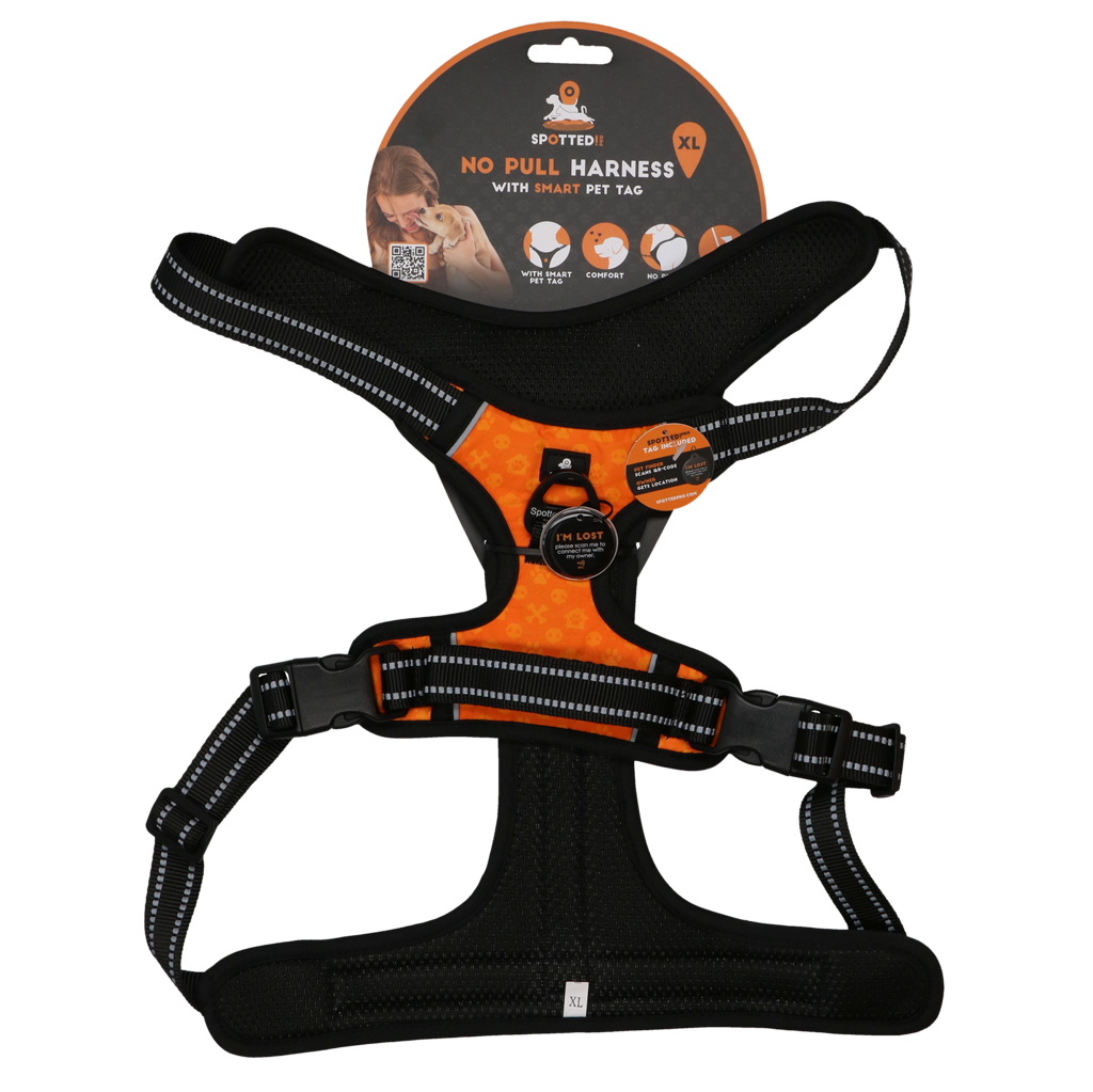 Spotted! Pro No Pull Hundegeschirr, orange, XL