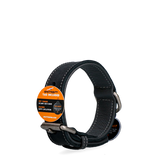 Spotted! Pro Lederhalsband aus Rindsleder schwarz – hochwertig und robust