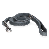 Spotted! Pro Hundeleine Leder, grau, 130 cm x 1,8 cm