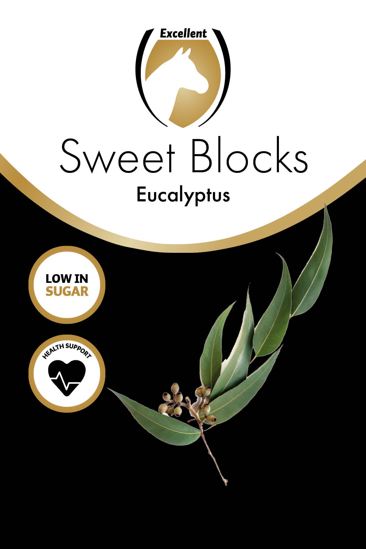 Excellent Horse Sweet Blocks Eukalyptus - Zuckerarm