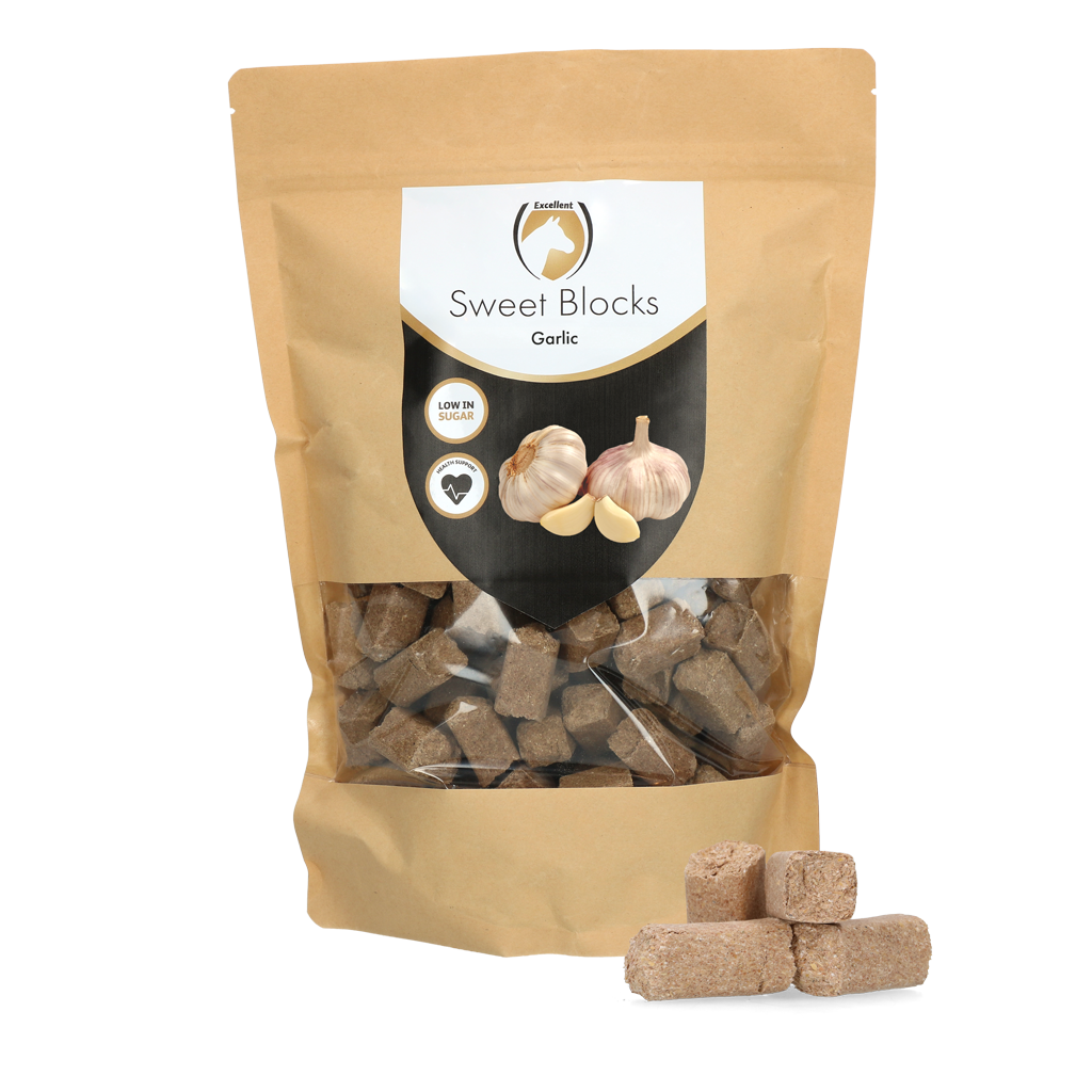 Excellent Horse Sweet Blocks Knoblauch - Zuckerarm