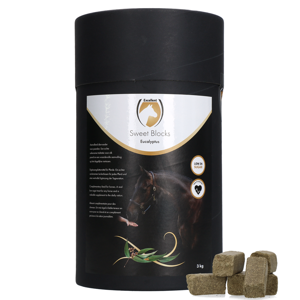 Excellent Horse Sweet Blocks Eukalyptus - Zuckerarm