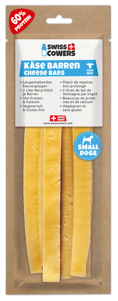 SwissCowers Hundesnack Käsestange Original Rezeptur 80g