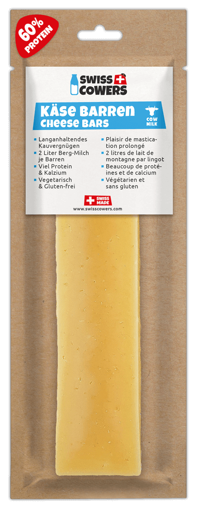 SwissCowers Hundesnack Käsestange Original Rezeptur 80g