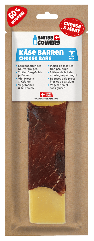 SwissCowers Käsestange Black Angus 80g
