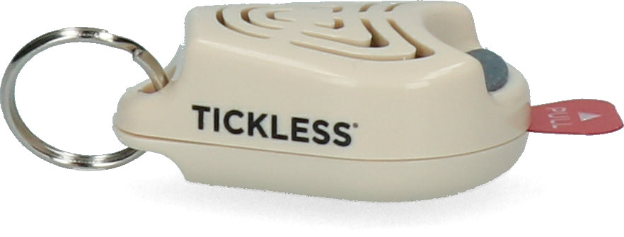 Tickless Pet Ultraschall Zeckenschutz für Hunde und Katzen, wirksam 6 Monate, beige