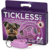 Tickless Zeckenschutzgerät für Hunde und Katzen, Ultraschall, mind. 6 Monate, rosa
