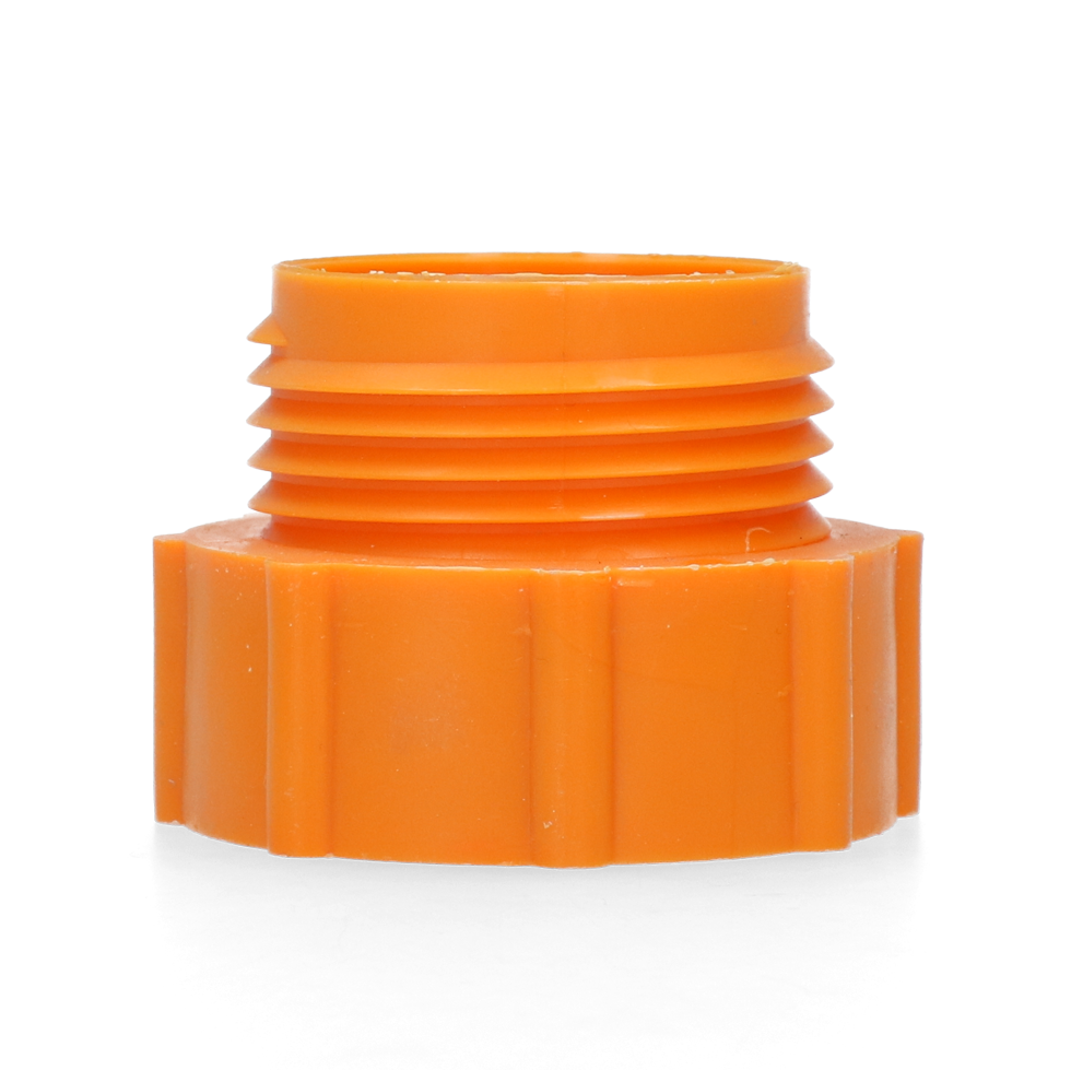 Faßpumpenring, orange, 5,5 x 7 x 7 cm, für klare Fässer
