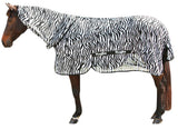 Fliegen- und Ekzemerdecke mit Halsteil, RugBe Zebra, 195 cm, 205 cm