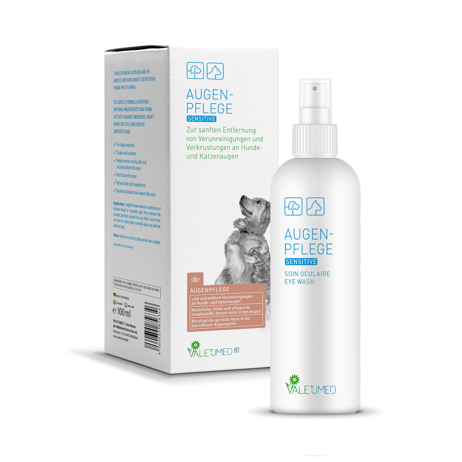 Valetumed - Augenpflege sensitive 100 ml
