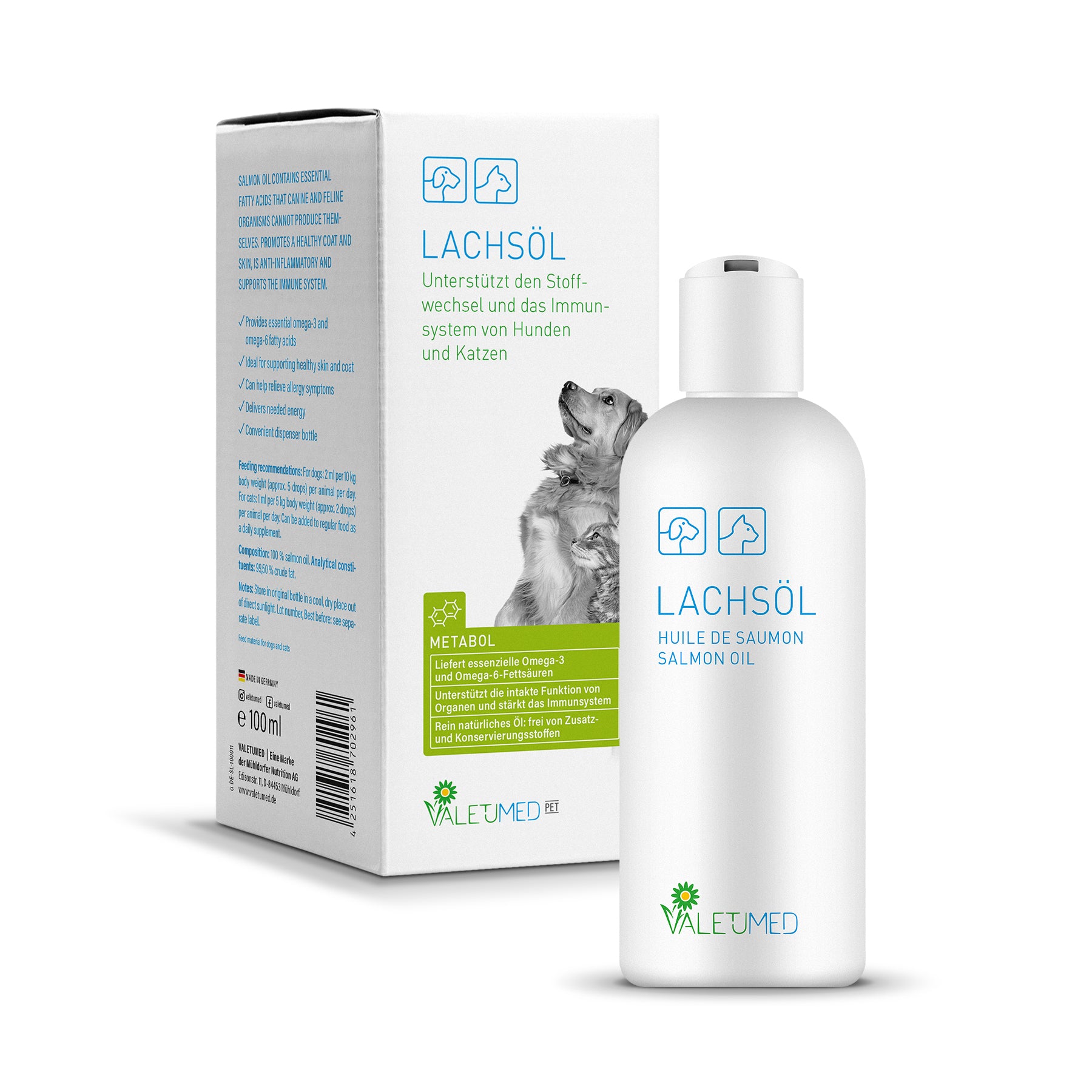 Valetumed - Lachsöl 100 ml
