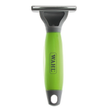Wahl Deshedder Unterwollkamm, für kurzhaarige Hunde und Katzen, ergonomischer Gel-Griff
