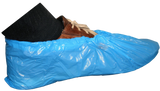 Einweg Überziehschuh, CPE, blau, Antirutschsohle, 36 x 15 cm, 40 µm, 100 Stk