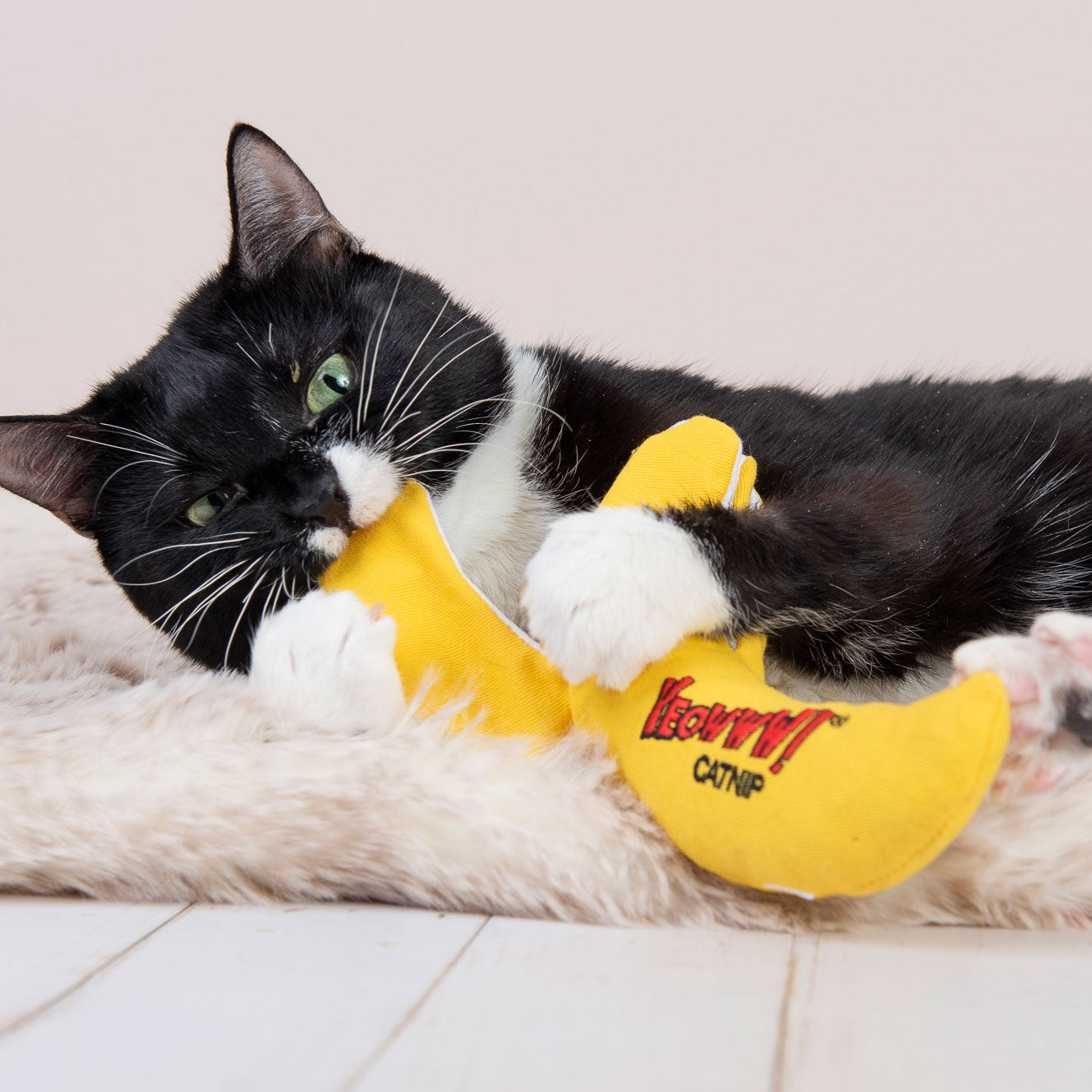 Yeowww!, Katzenspielzeug, Katzenminze, Baumwolle, 17,7 cm