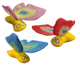 Yeowww! Katzenspielzeug Butterfly, Catnip, Baumwolle, 13 x 6 cm, blau