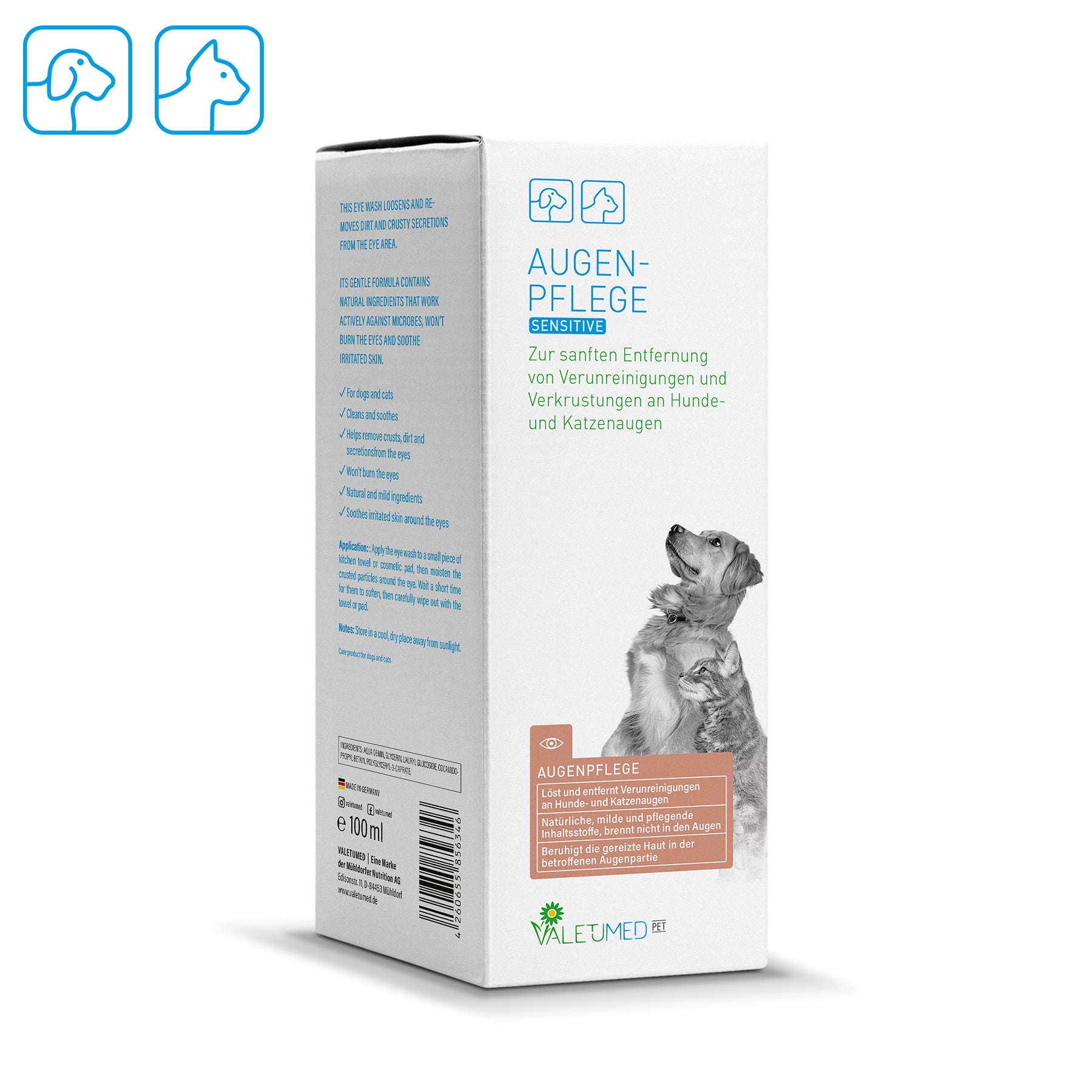 Valetumed - Augenpflege sensitive 100 ml