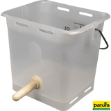Nuckel-Tränkeeimer 13 l transparent kpl. mit Sauger, hart und