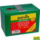 Super-Alkaline Weidezaun-Batterie 9 V / 160 Ah, kleines Gehäuse