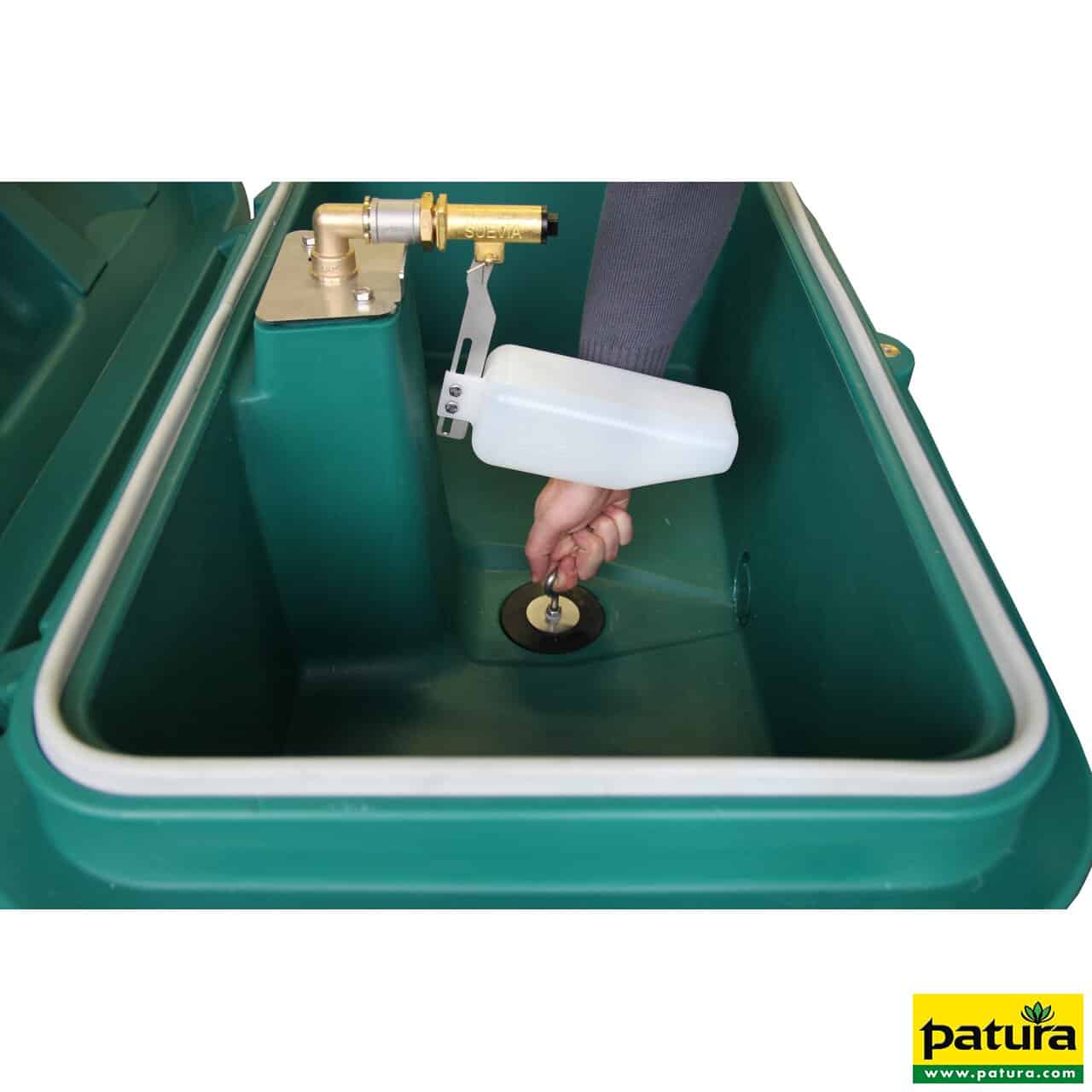Thermo-Quell Mod. 640, 2 Bälle Isolierte Tränke, 80 Liter