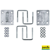Montage-Set für Nasengurt an Pfosten 60 x 60 mm
