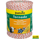 Tornado Litze, 1000 m Rolle weiss-orange 5 Niro 0,20 mm, 1 Cu 0,30 mm