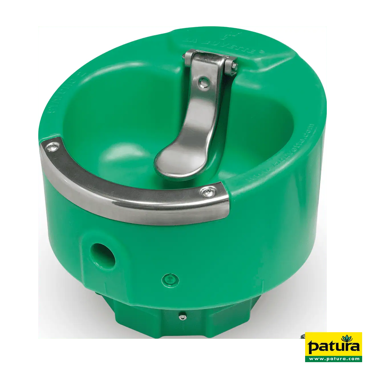 Zungenventil-Becken Stalcho 2, beheizbar, 24 V, 50 W, Kunststoff, Anschluss ½", für Kühe und Pferde