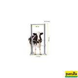 Ein-Wege-Tor, 2-flügelig, mit Rahmen