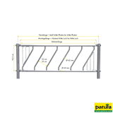 Schrägfressgitter 3 m/ 5 Pl., vz