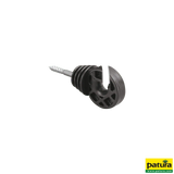 Profi-Ringisolator mit Holzgewinde, mit breitem Schlitz f.Seil (25 Stück / Pack)