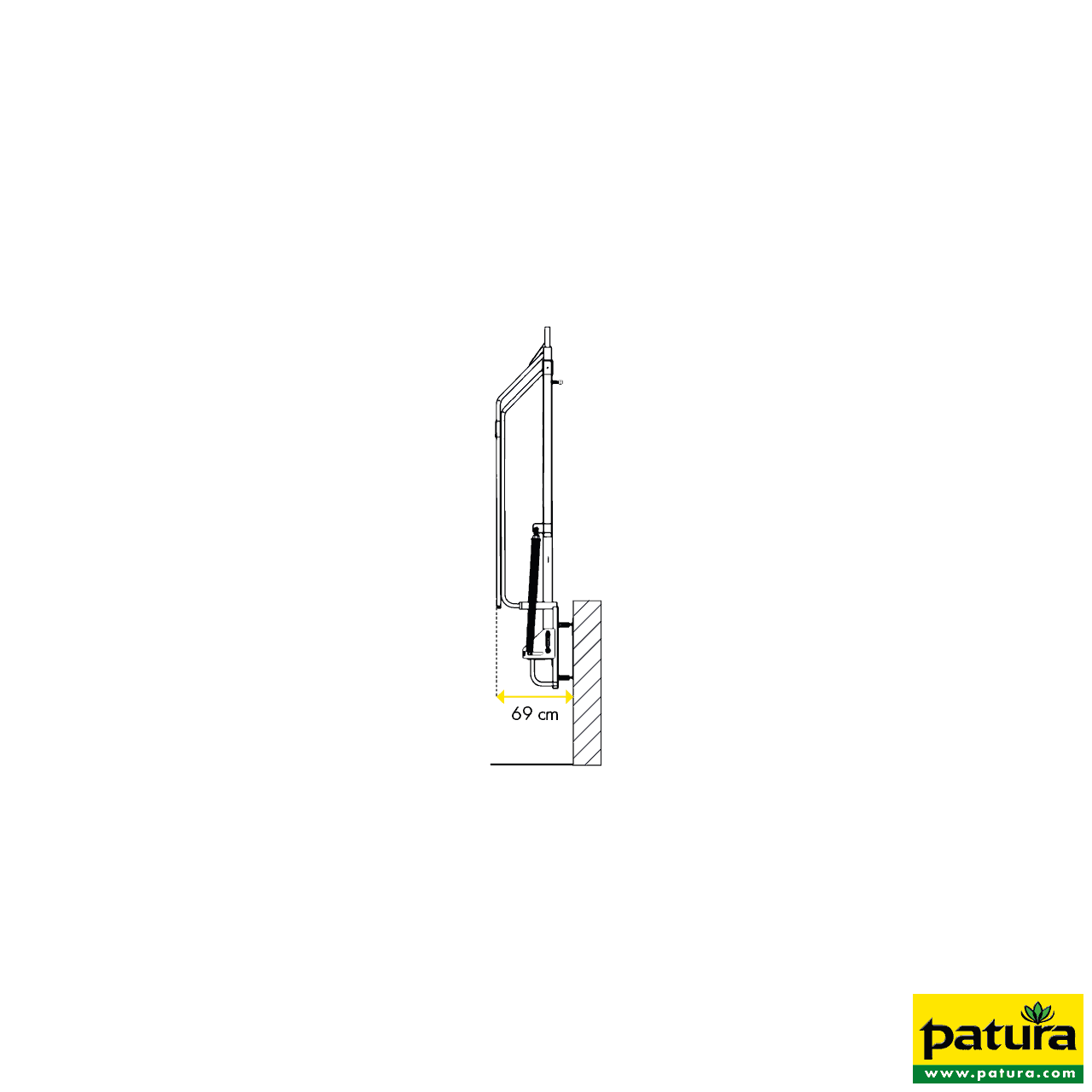 Teleskop-Hubschranke 3 - 4,5 m