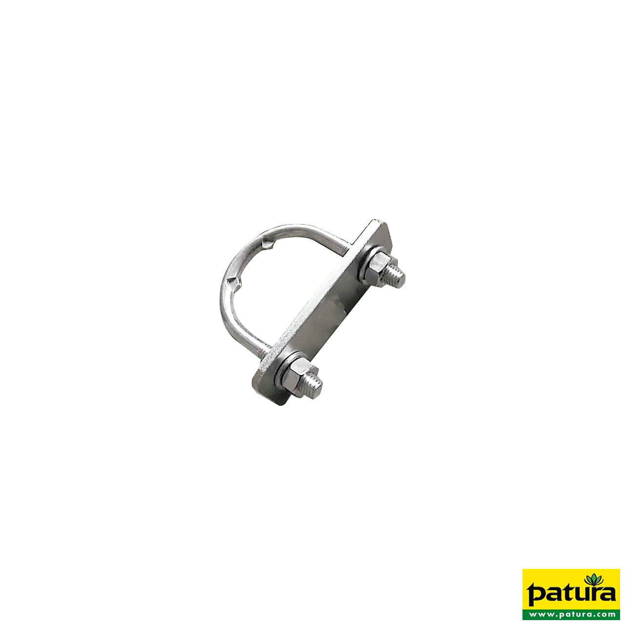 Befestigungsbügel für Pfosten 1 1/2" bis 2" mit Platte