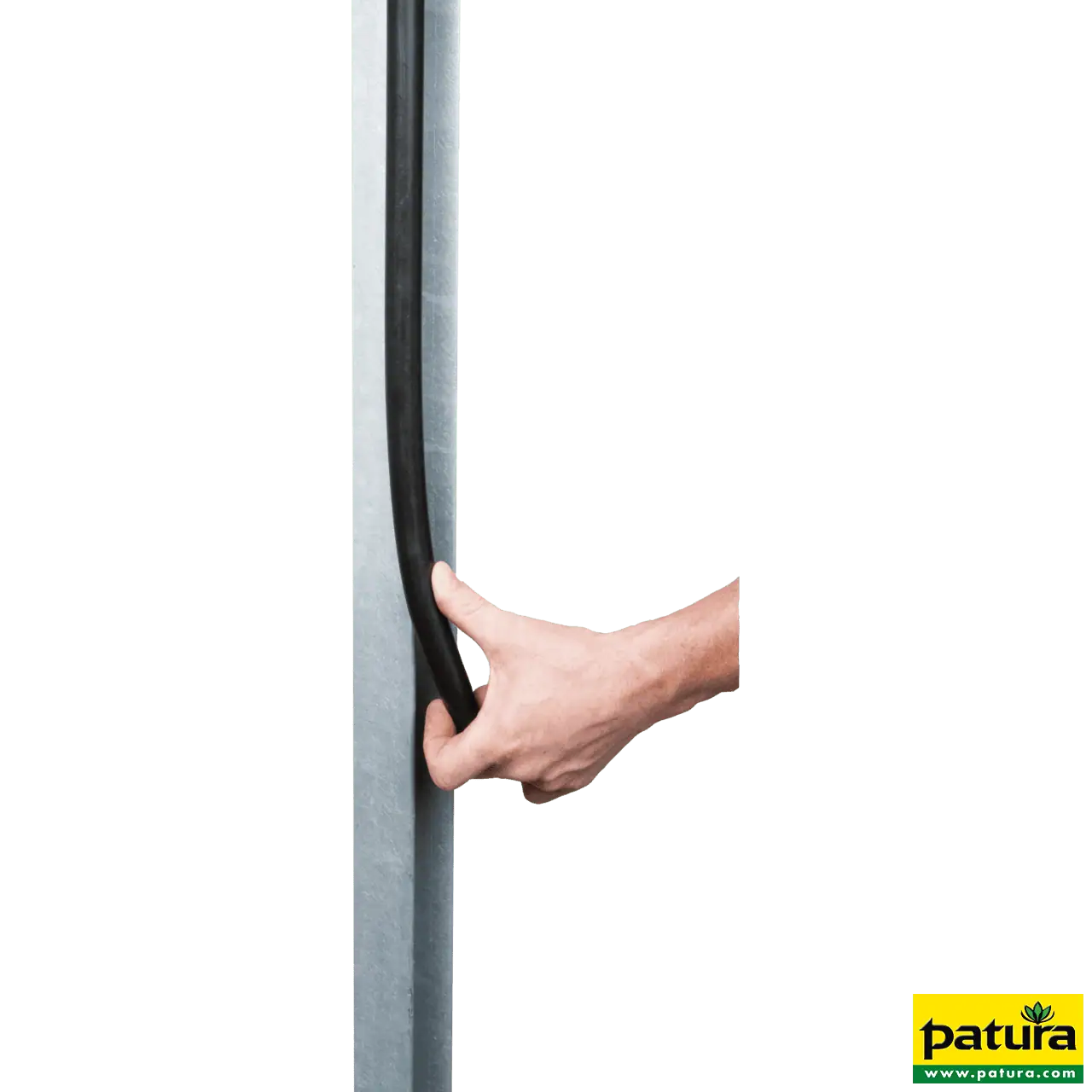 PVC-Schutzprofil für Metallpfosten Länge 50 cm