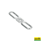 Einhängelaschen 2-fach, für T-Pfosten Isolatoren mit Stift (3 Stück / Pack)